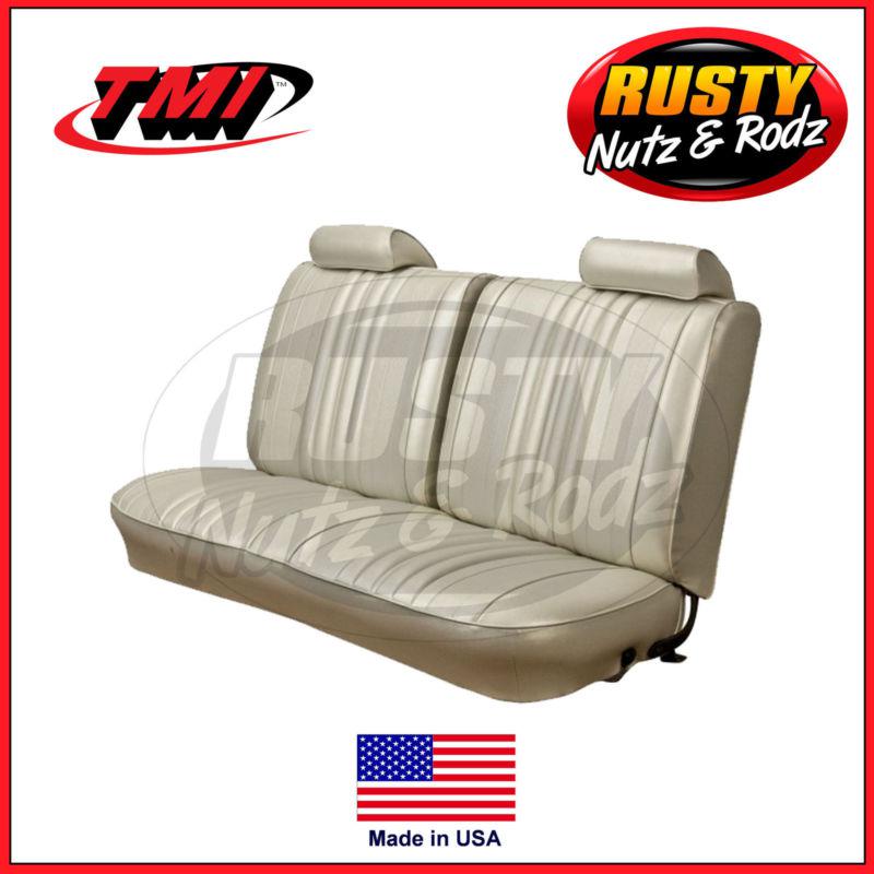 70 chevelle front bench seat cover vinyl upholstery + foam tmi usa