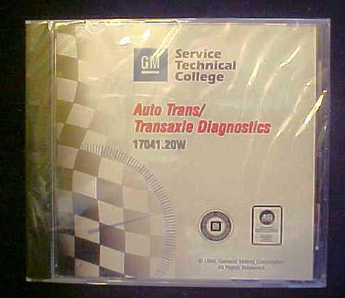 Auto transmission/ transaxle diagnostics cd gm training