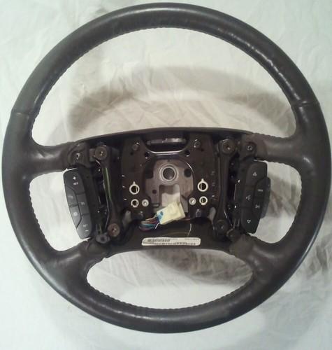 2006-2011 lucerne oem factory cocoa brown leather steering wheel 