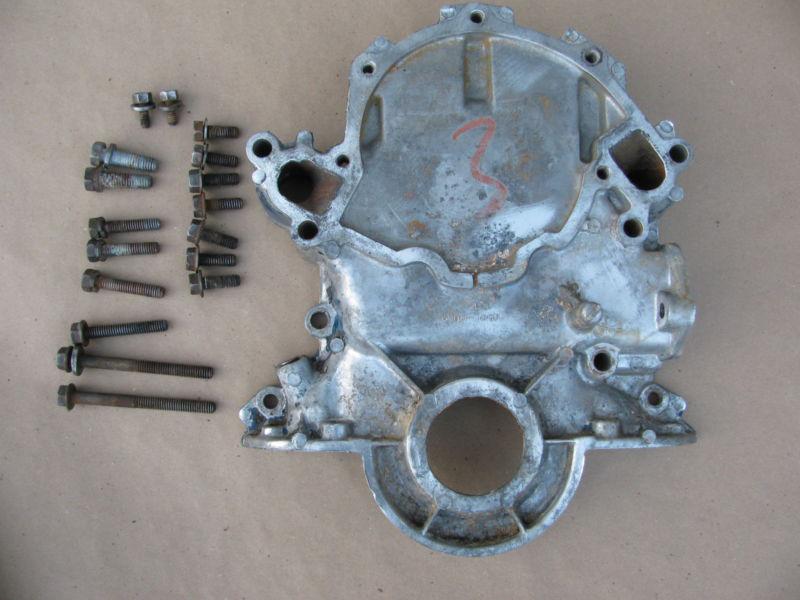 Nice used 65-67 ford/mustang 289 timing chain cover w/ good ports and threads