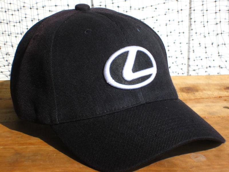 New nwt lexus logo black baseball golf driving hat cap lid automobile car truck