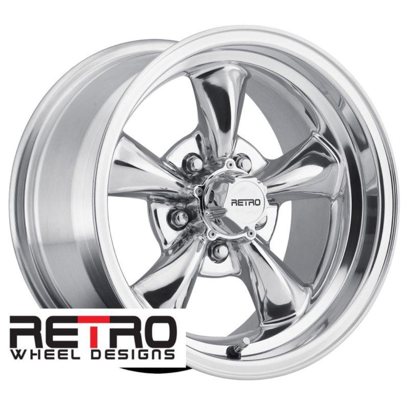 15x7"/15x8" retro polished aluminum wheels rims for chevy camaro 67-81