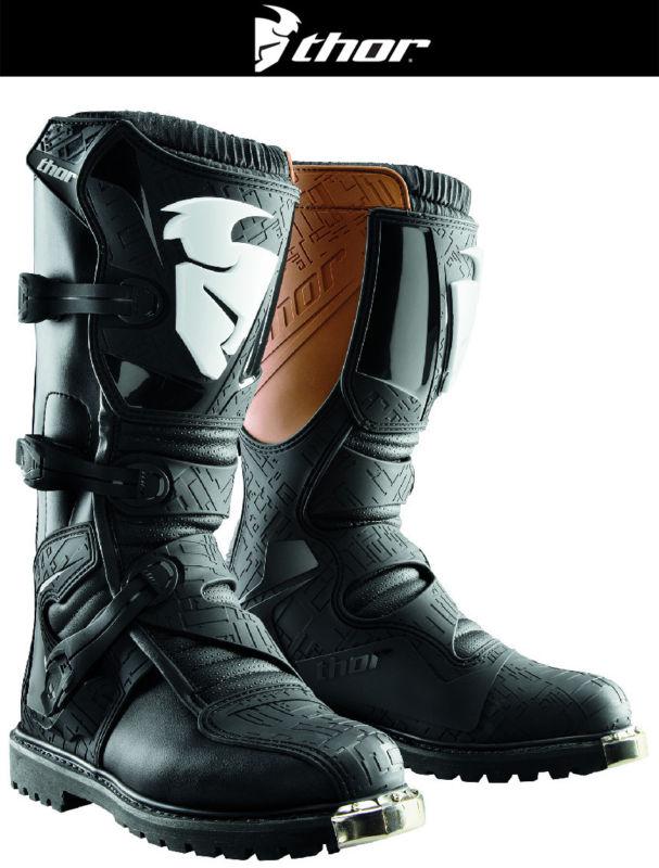 Thor black mens adult sizes 7-15 blitz atv boots 2014