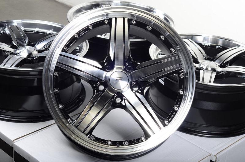 17" effect wheels rims 5x114.3 honda accord civic cr-v element odyssey prelude