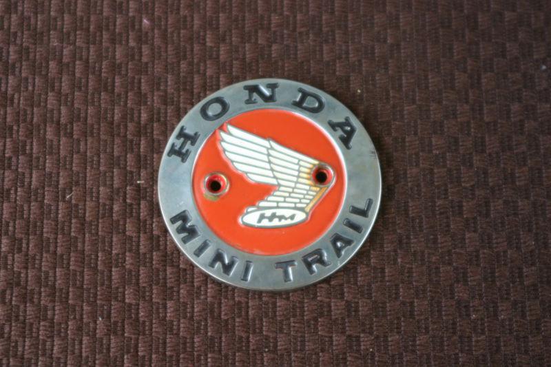 "vintage" gas tank emblem for your 1968/70 honda z50 mini-trail