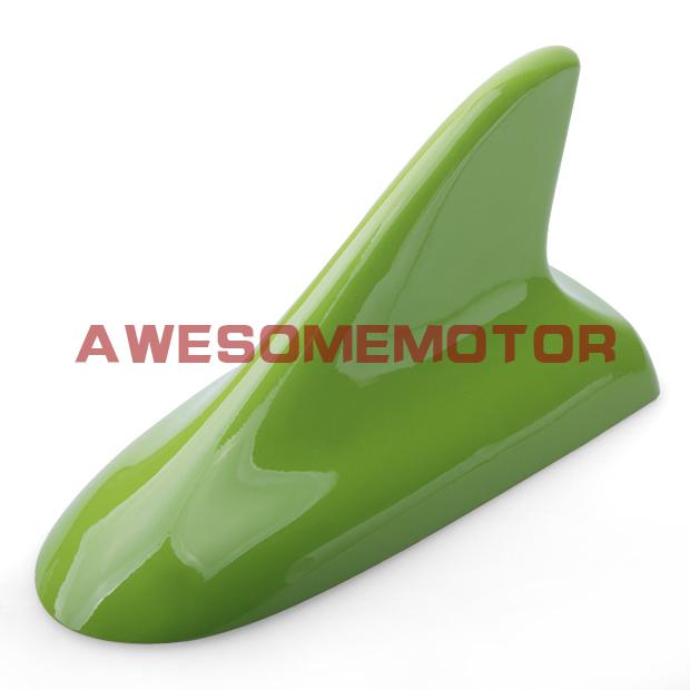 Hot green abs car shark fin buick style antenna aerial roof decorative universal