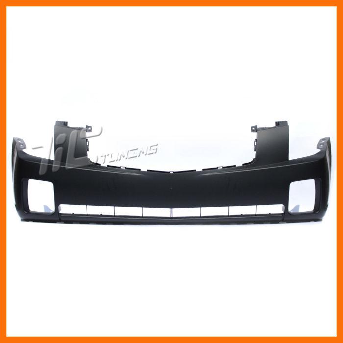 03-04 cadillac cts front bumper cover primed black raw replacement