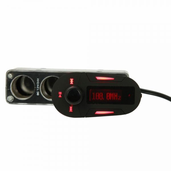 From US - LCD Car MP3 Player Wireless FM Transmitter with USB SD/MMC Black, US $24.99, image 4