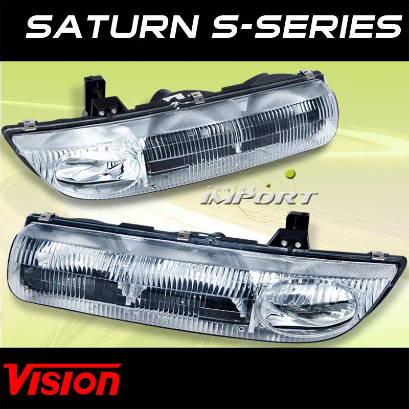 Saturn 96-99 sedan/wagon s series vision pair headlight