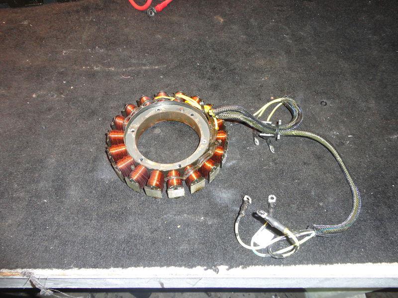 Used stator #0585257 for 1997 johnson 150hp ficht outboard motor