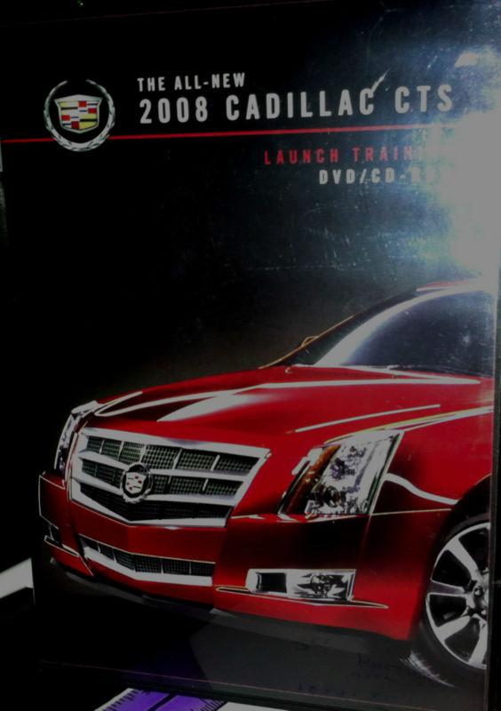 2008 cadillac cts dealer training launch dvd/cd-rom