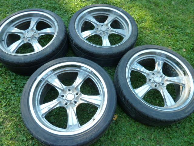 4- 20 inch falcon  245/40zr20 tires. used with forged 20 inch rims for mustang