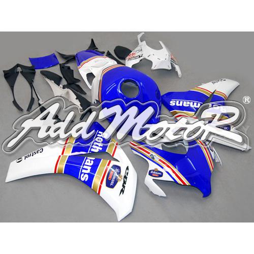 Injection molded fit fireblade cbr1000rr 08-11 rothmans blue white fairing 18n47