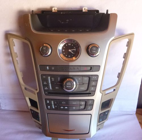 2008-2013 cadillac cts radio cd control panel  25837745 c54424