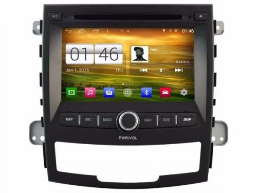 7&#034; android 4.4 car dvd player radio gps for ssangyong korando new actyon c200