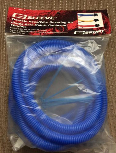 Mr. gadket g sleeve/g sport flexible hose/wire covering kit blue 3/8&#034; id 12&#039;