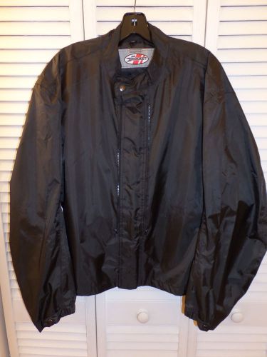 Mens joe rocket motorcycle xl black removable zip jacket liner lightweight