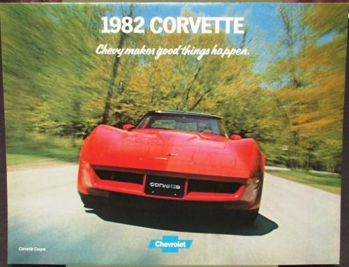 1982 chevrolet corvette canadian sales brochure sport coupe collector edition