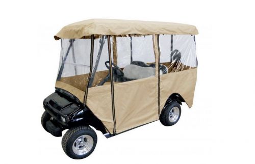 4- passenger golf cart enclosure car cover fits e z go, club car and yamaha