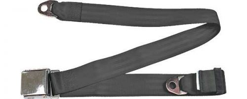 Seat belts - new pair of new 90&#034; black seat belts with chrome latch