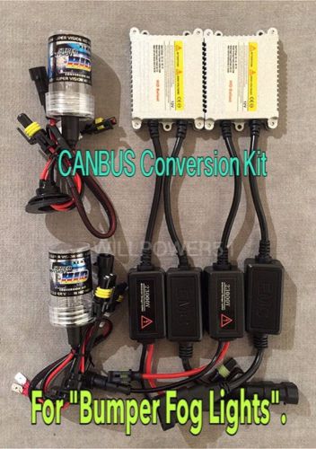 Fog lights h3 35w canbus m9 no error slim xenon hid kit 02-03 for xg350