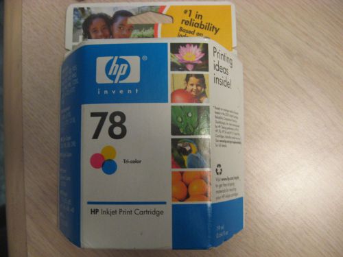 Hp tri-color 78 #78 ink pack -only one in box -new in box