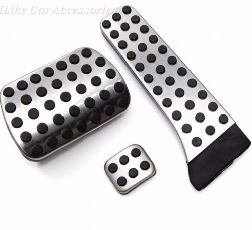 Mercedes-benz amg stainless steel no drill car fuel brake foot pedal s e c gl ml