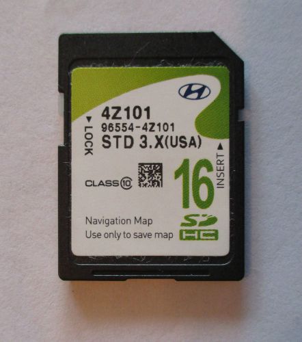 New 2012 2013 hyundai santa fe navigation sd card map 96554-4z101 oem gps chip