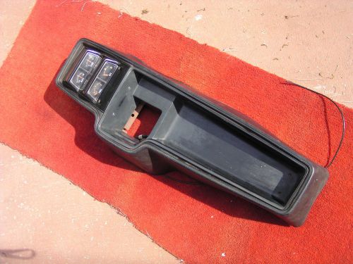 1967 68 69 70 71 72 nova chevy ii chevrolet console w/gauges original camaro