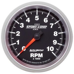 Auto meter 3697 sport-comp ii; in-dash tachometer