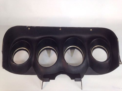 69 70 mustang gauge dash bezel plastic d0zf-10841-a black
