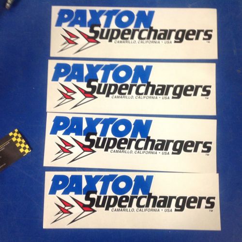 Paxton supercharger decals mustang 5.0 shelby studebaker camaro racing hot rod
