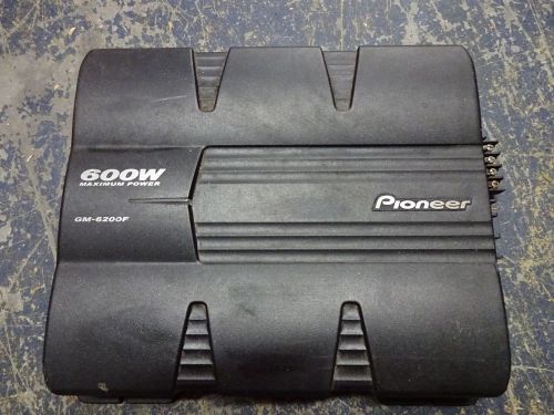 Pioneer 600 watt car amplifier gm6200f