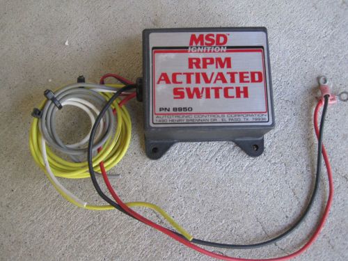 Msd rpm activated switch #8950 dragster drag boat jet
