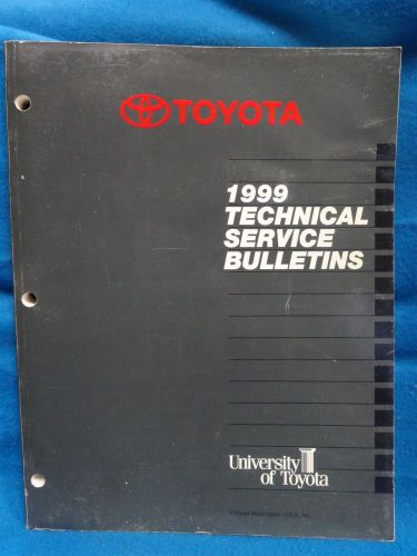 1999 toyota all models * factory technical service bulletins * oem original 99