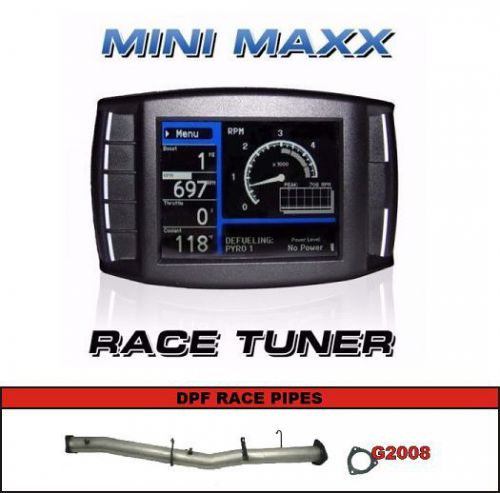 H&amp;s mini maxx tuner &amp; dpf delete race pipe for 07.5-10 gm 6.6l lmm duramax cc/sb