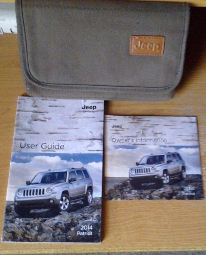 2014 jeep patriot user guide + owners manual dvd packet jeep packet