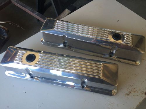 Billet ball line tall chevy small block valve covers