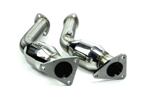 Isr performance stainless steel resonated testpipe for nissan 370z z34