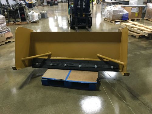 Custom snow plow to be used with fork lift