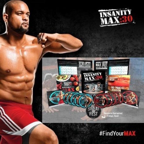 Insane max 3o workout 13dvd set with guides