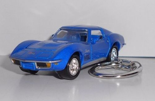 1970 chevy corvette blue key chain