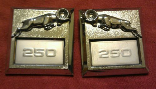 1980-93 dodge ram charger/dodge truck oem 250 fender badges