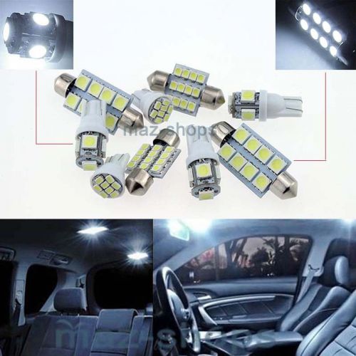 17pcs led interior light kit package package 6000k fit dodge charger 11-14 w1