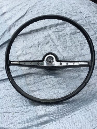 Original 1962 impala passenger car steering wheel &amp; horn bar 62