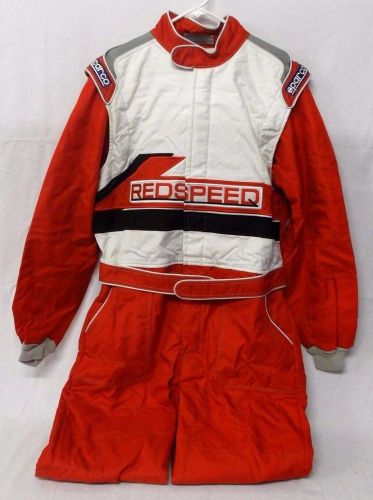 Sparco red speed suit size xl
