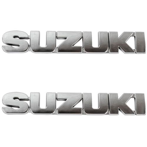 Silver 3d abs plastic gas tank fairing emblem badge decal sticker for suzuki ^
