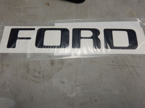 1953-1972 ford f100 stepside/flareside tailgate letters set  black