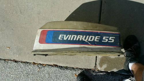 Evinrude 55 horse outboard motor cowl