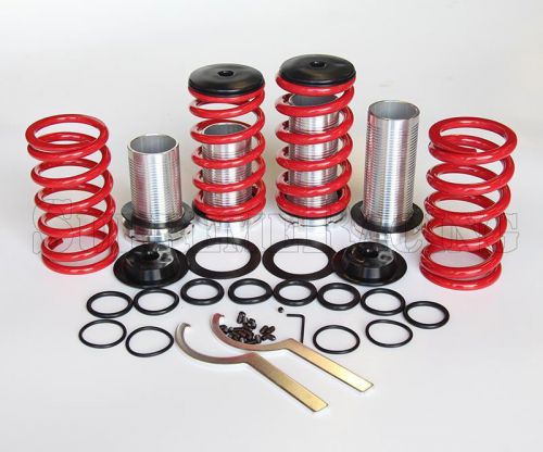 Rdt red 1-3&#034; adjustable coilover suspension kit for honda del sol 1993-1997